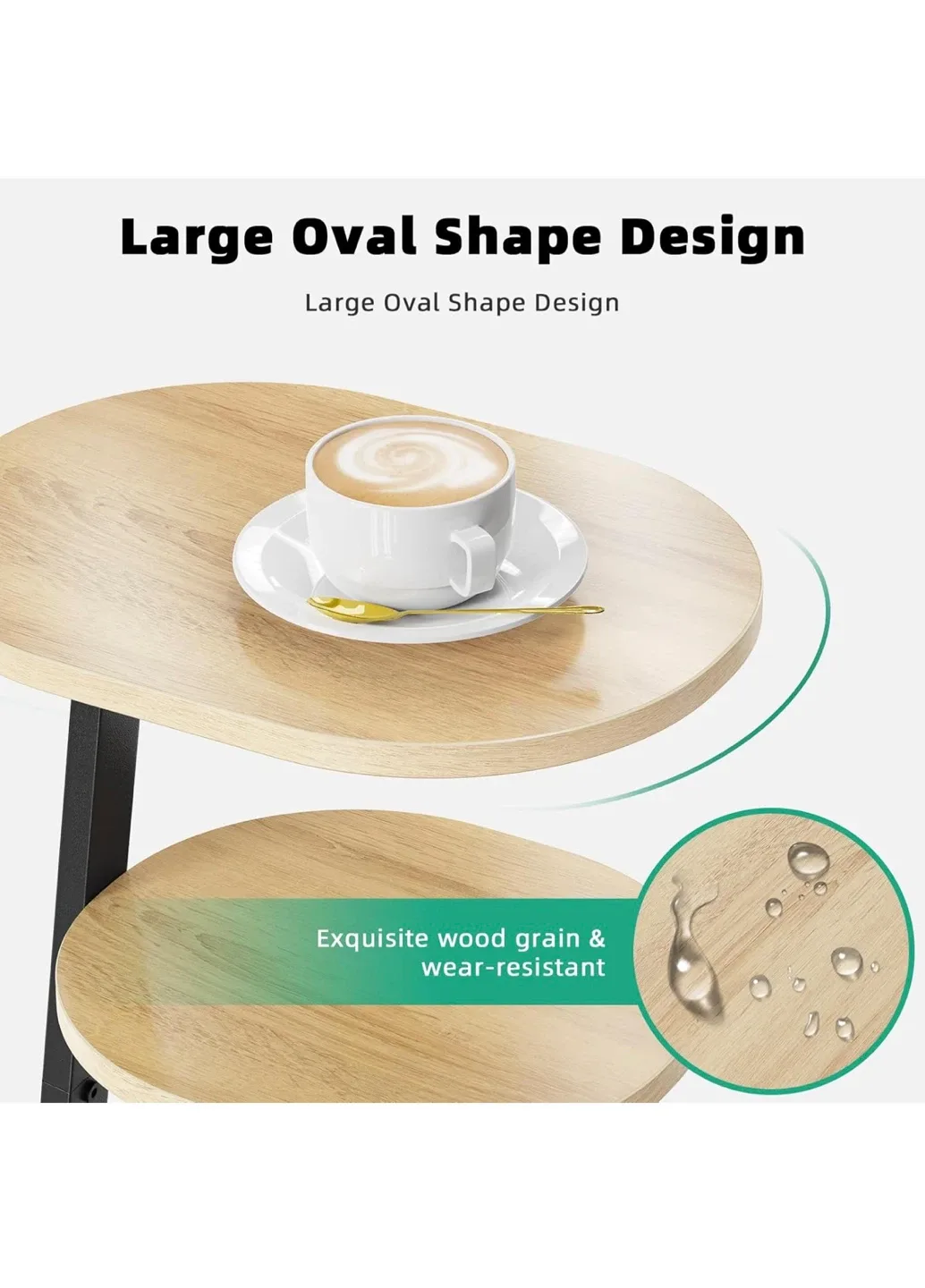3-Tier Round End Table, Accent Table image indicator(6)