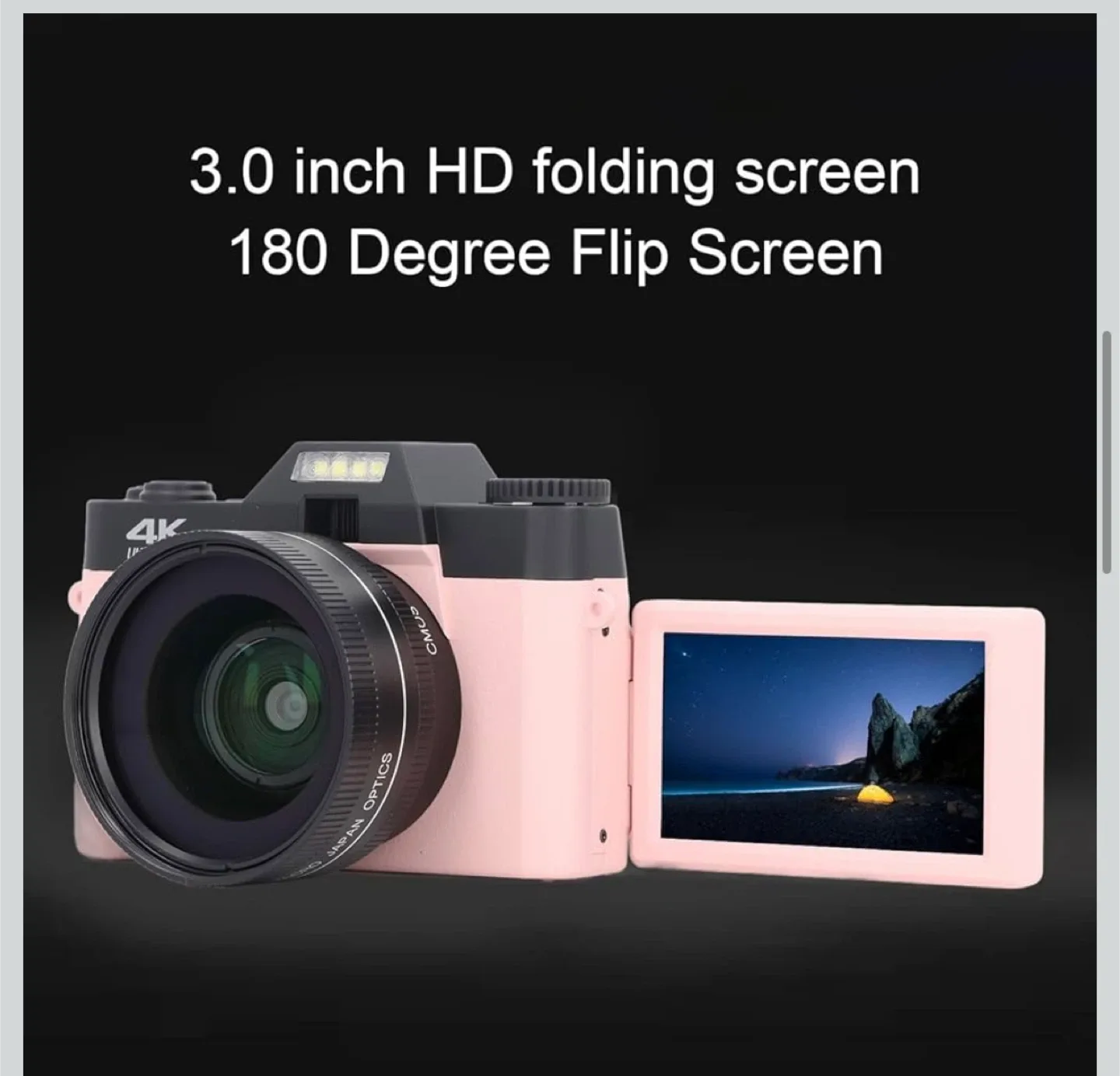 4K Ultra HD Digital Camera - Pink image indicator(5)