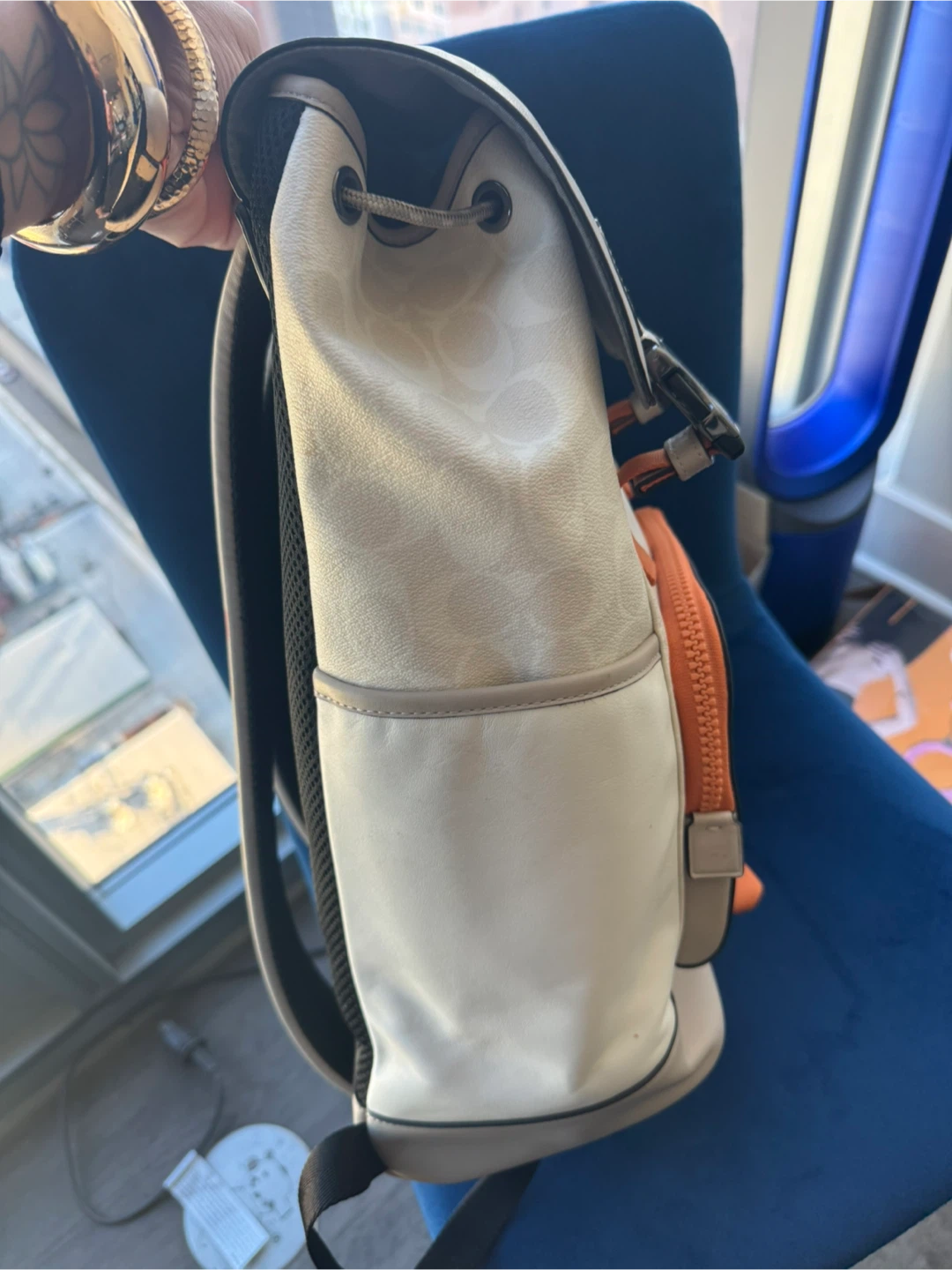 Coach Track Backpack NWT Leather with Canvas Lining - photo 2