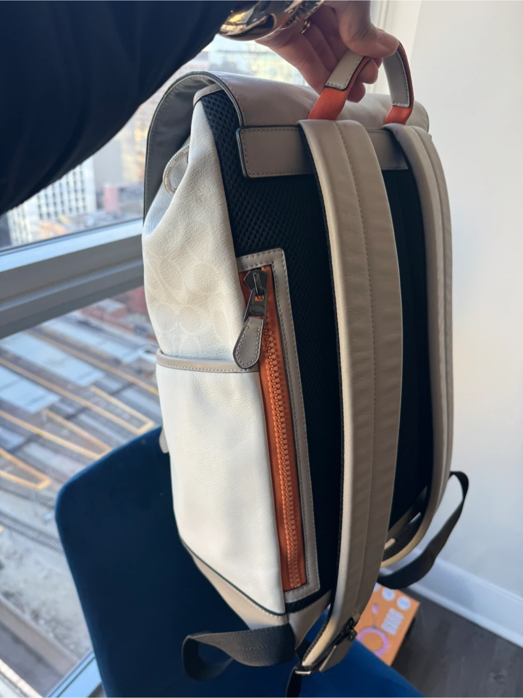Coach Track Backpack NWT Leather with Canvas Lining - photo 5