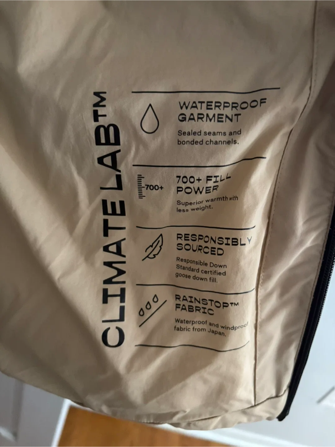 Aritzia Super Puff Mid Jacket - Wicker Tan - L image indicator(4)