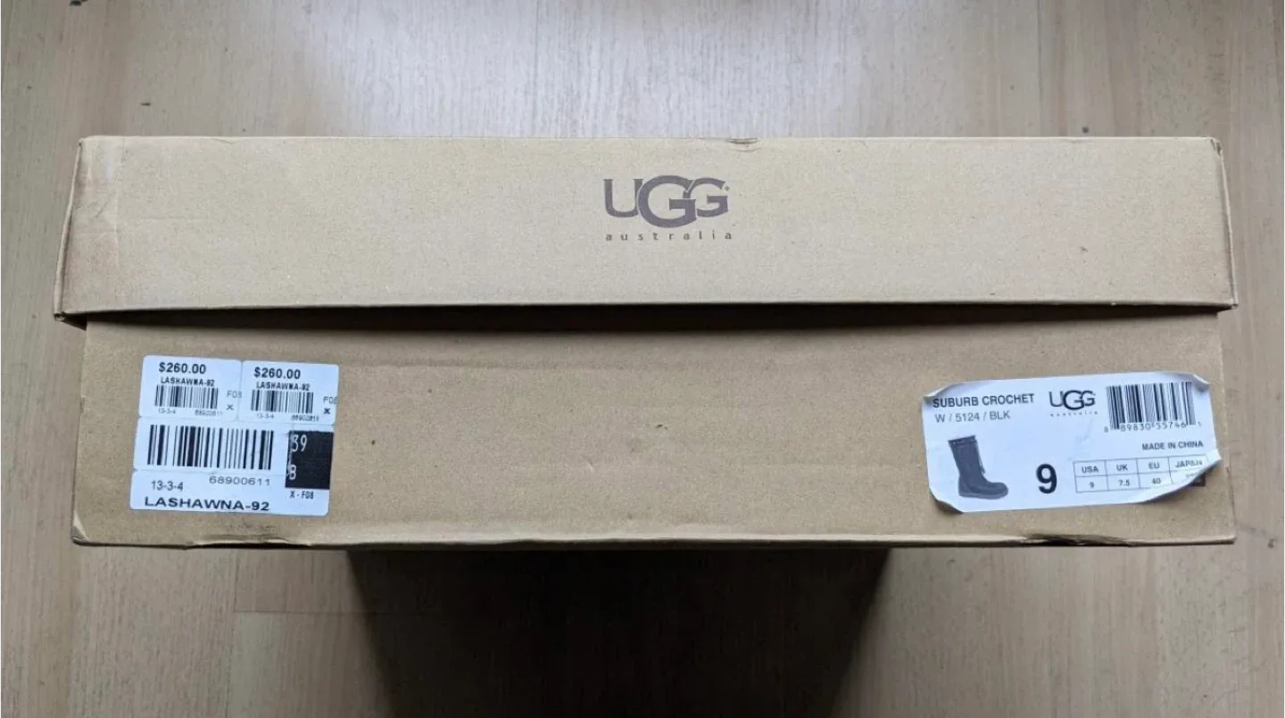 UGG Australia Lashawna-92 Suburb Crochet Boots - Size 9 image indicator(4)