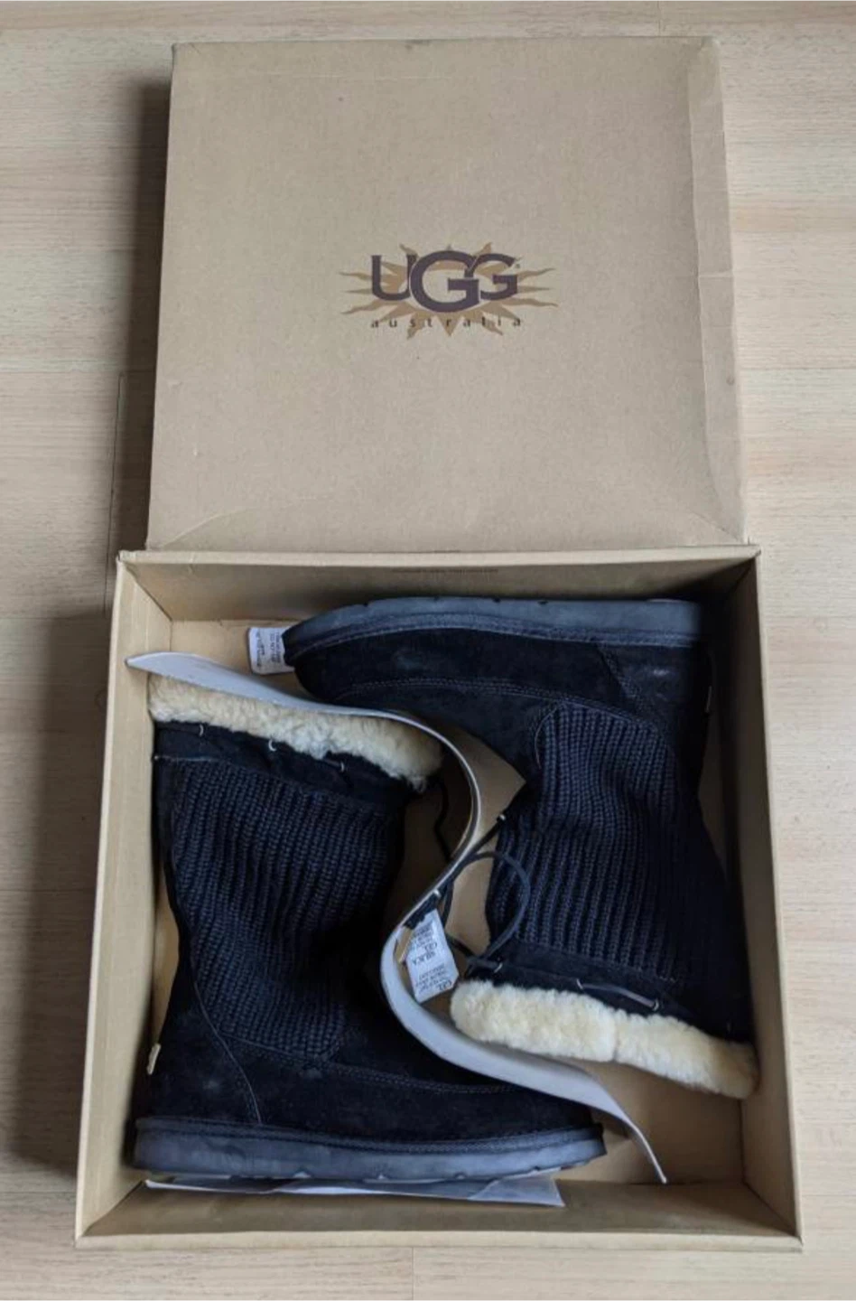 UGG Australia Lashawna-92 Suburb Crochet Boots - Size 9