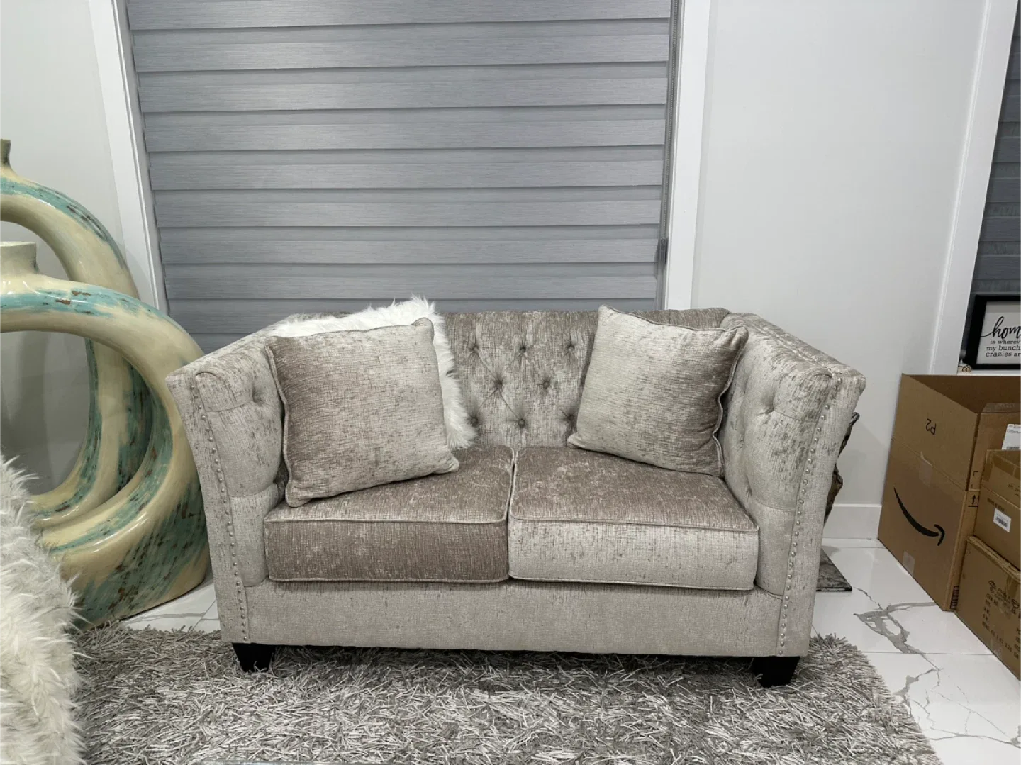 Elegant Sofa and Loveseat Set image indicator(2)