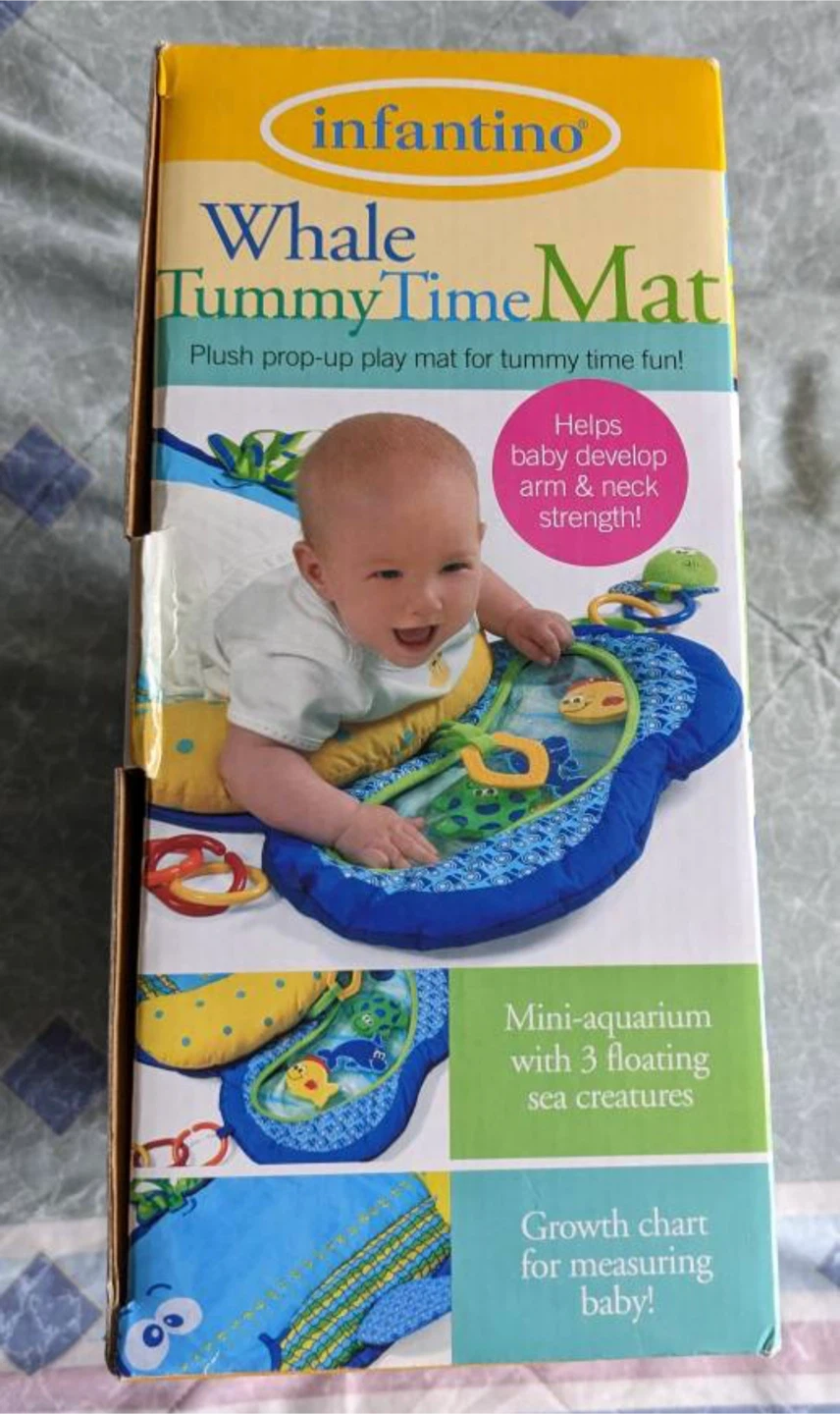 Infantino Whale Tummy Time Mat - photo 3