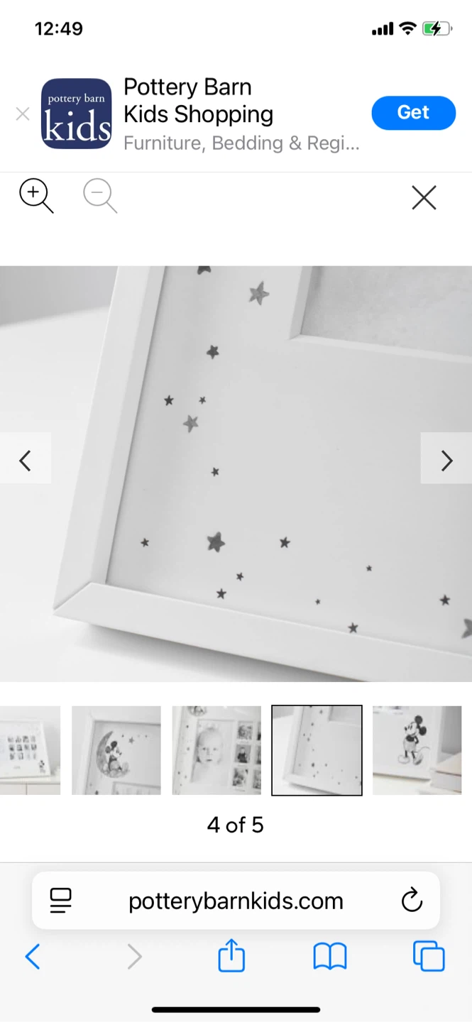 Pottery Barn Kids Mickey Mouse Baby's First Year Frame - photo 4
