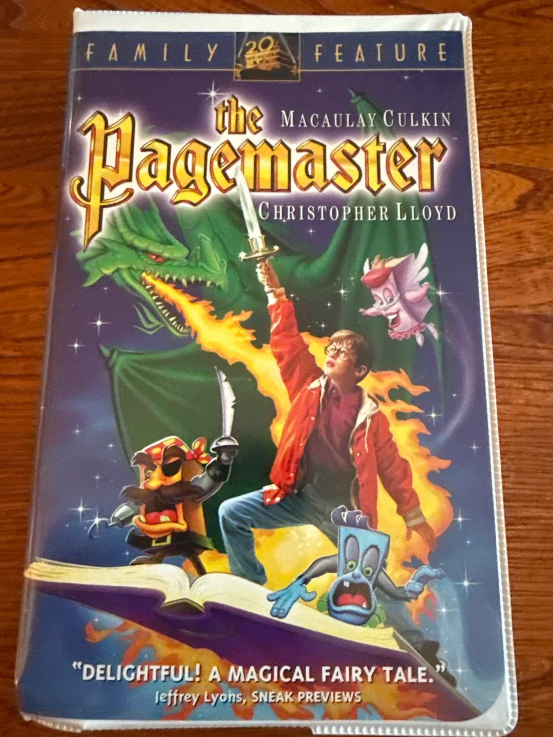 The Pagemaster VHS Tape - Macaulay Culkin