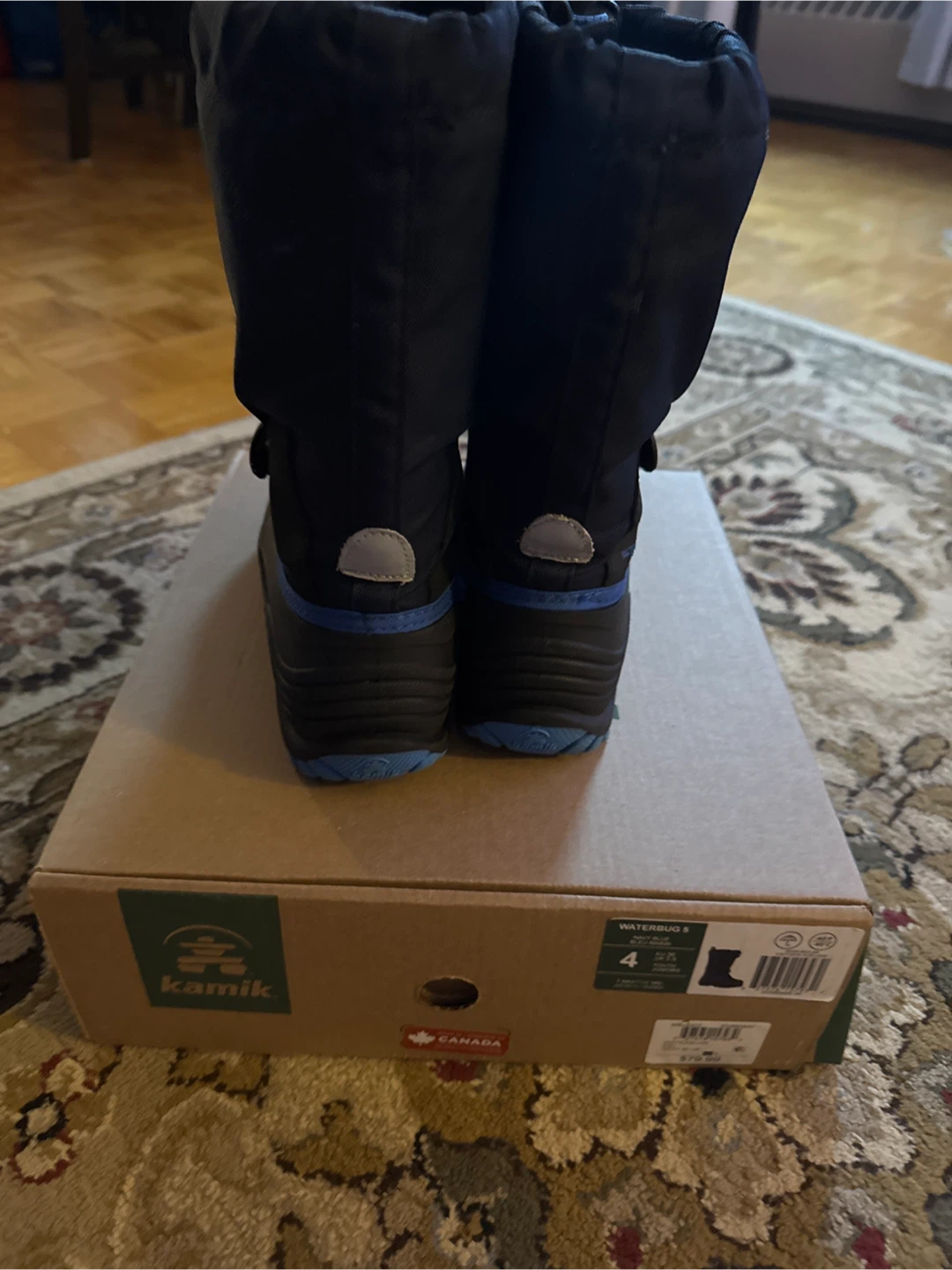 Kamik Waterbug 5 Navy Blue Winter Boots - Size 4 - photo 2