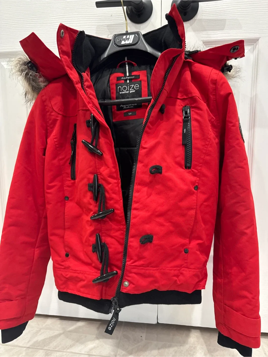 Noize Weather Gear Red Winter Jacket - Size S thumbnail