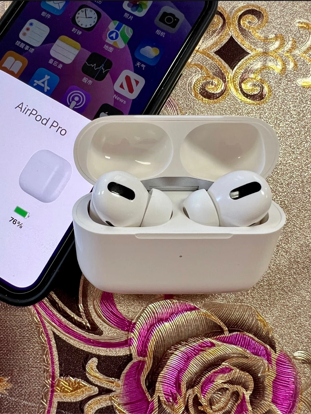 Wireless earbuds noise reduction headphones and charging case