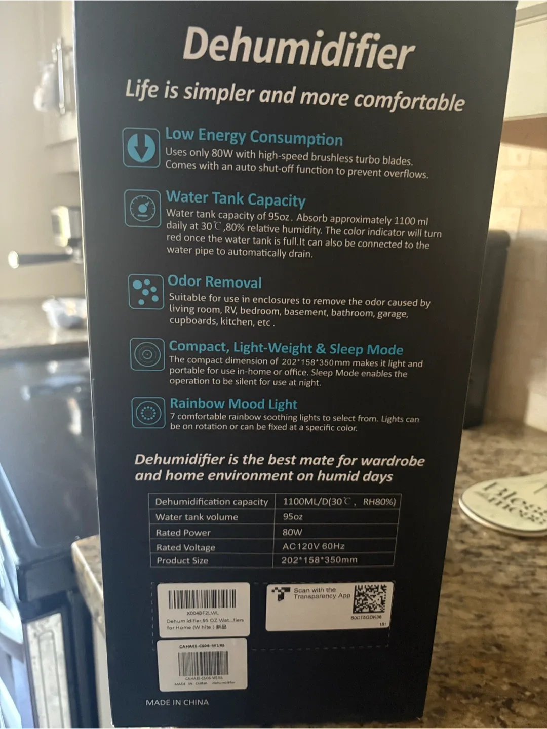 KNKA Dehumidifier CS06 - Like New! image indicator(5)