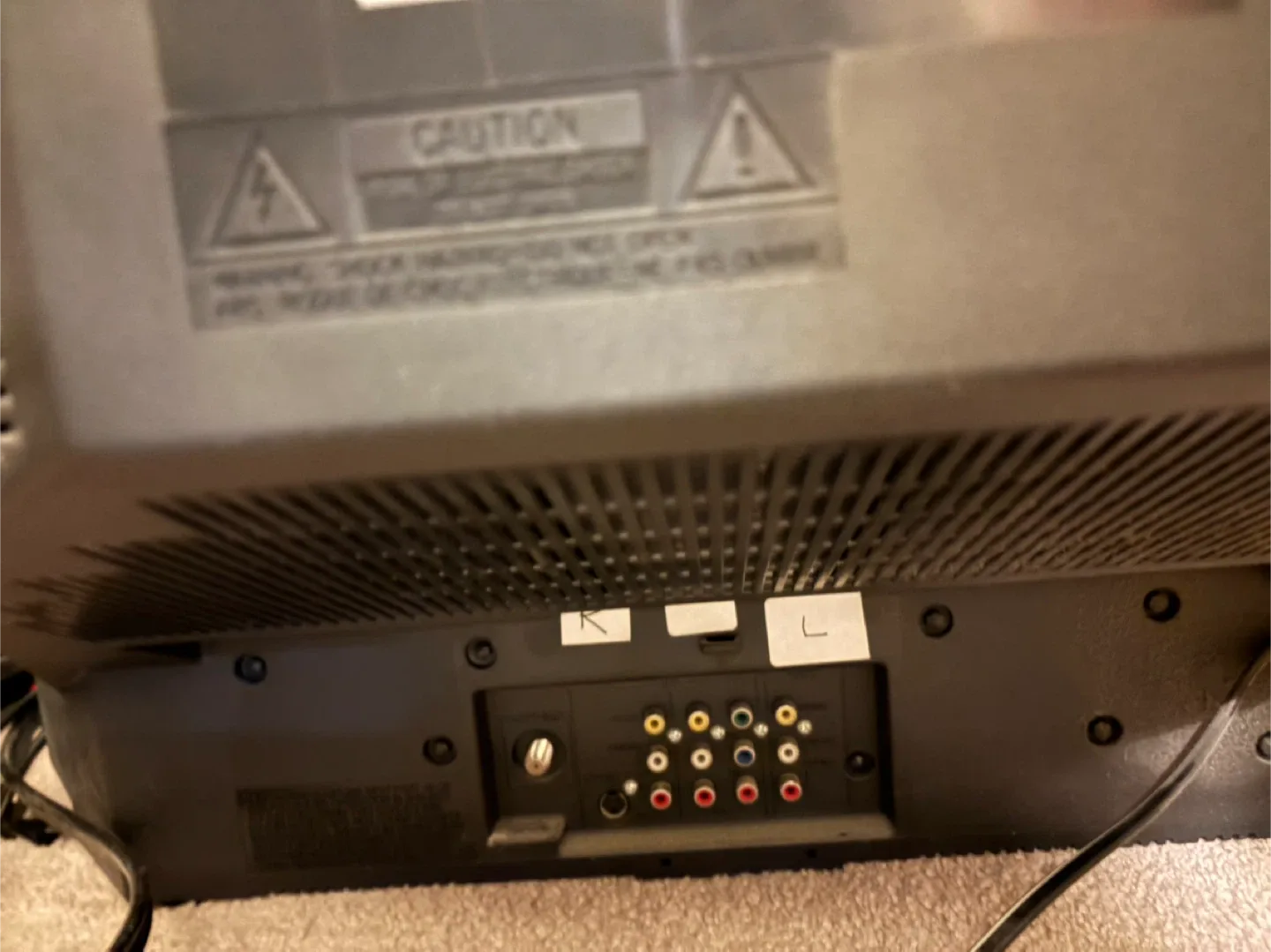 Toshiba CRT TV image indicator(4)