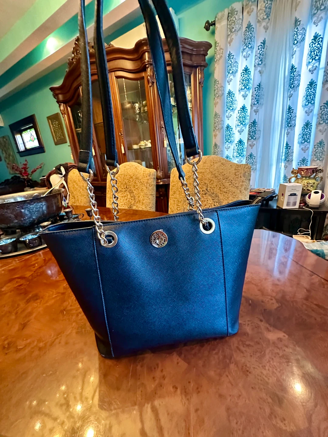 Anne Klein Black Tote Bag