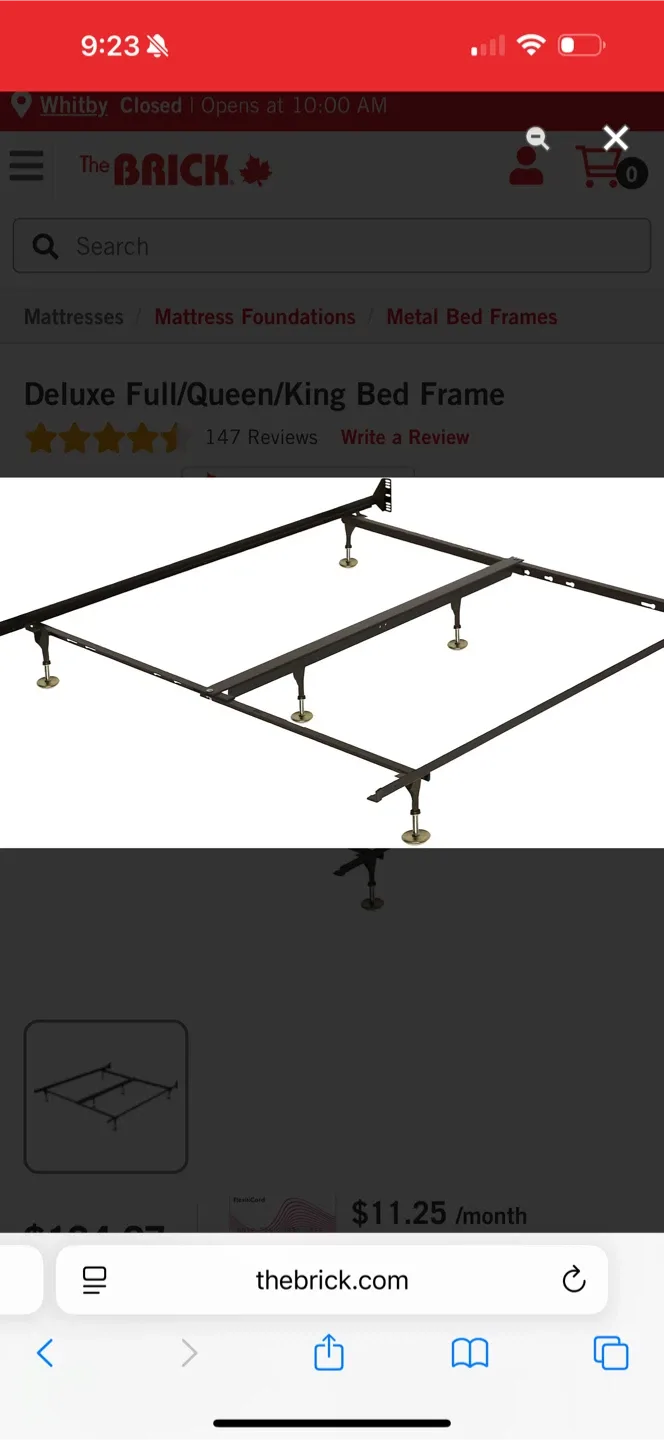 Beaudoin Deluxe Full/Queen/King Bed Frame image indicator(4)