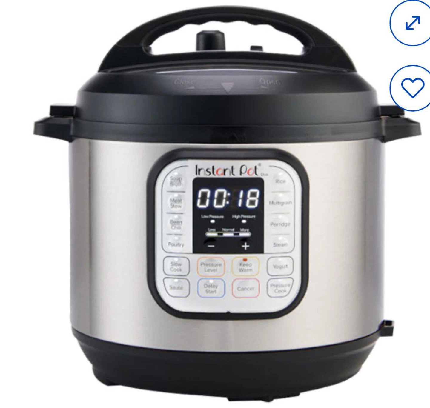 Instant Pot Duo V5 7-in-1 Pressure Cooker - 6QT