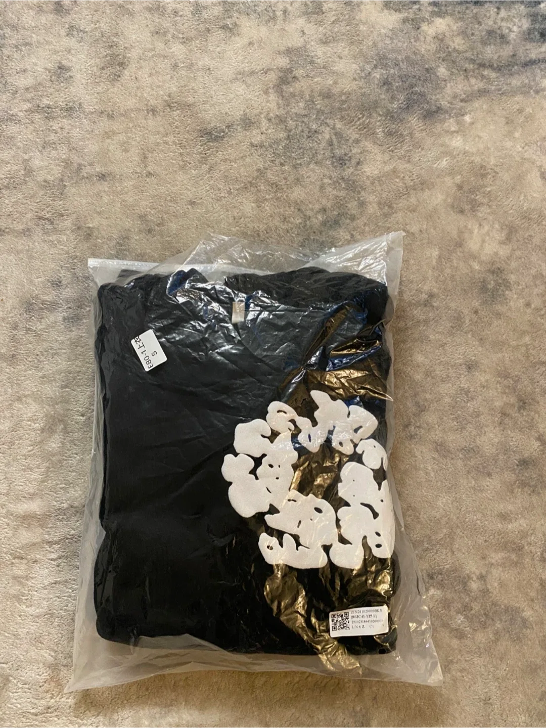 Denim tears Black Hoodie, Size S image indicator(2)