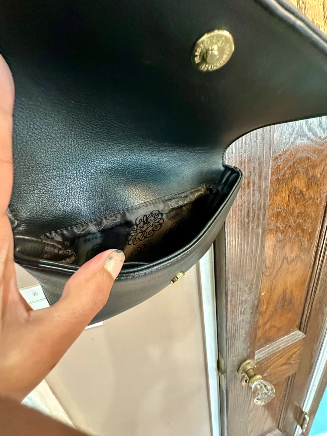 Enzo Angiolini Black Leather Crossbody Bag - photo 4