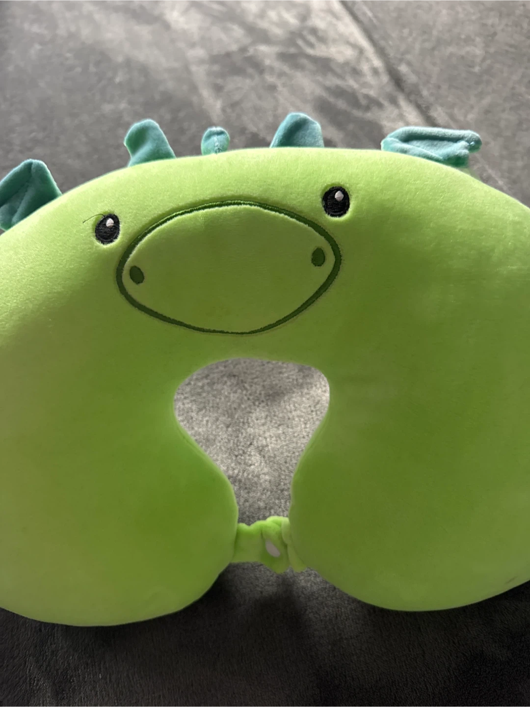 Green Dinosaur Neck Pillow - photo 3
