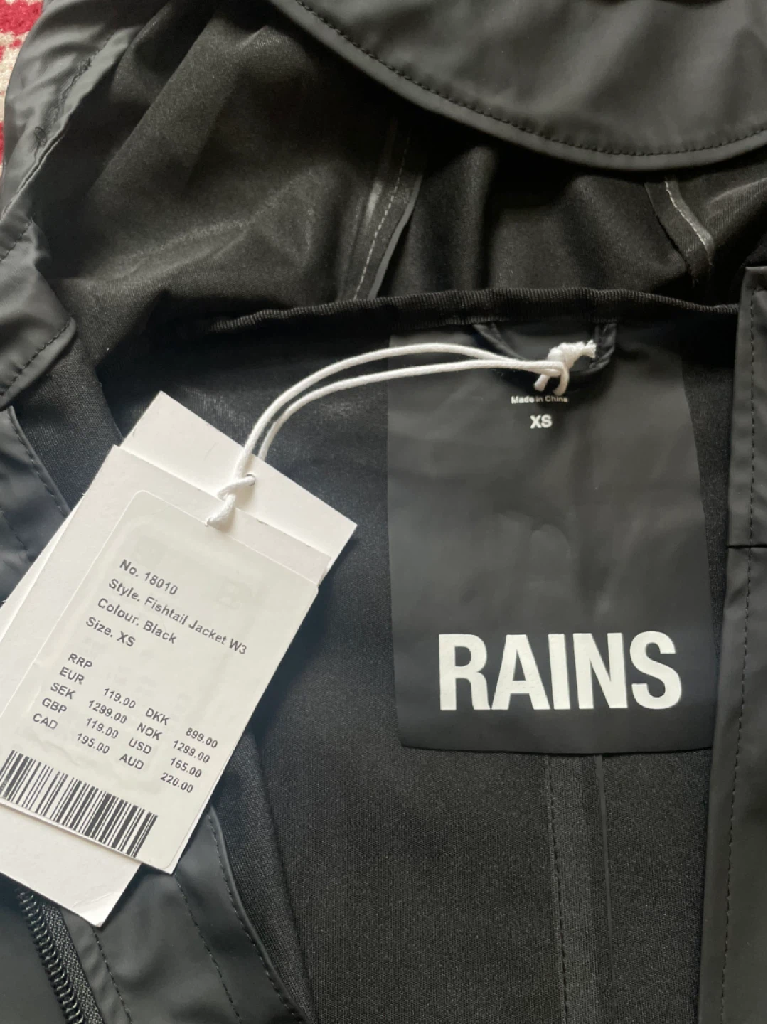Rains Fishtail Jacket W3 - XS - photo 3