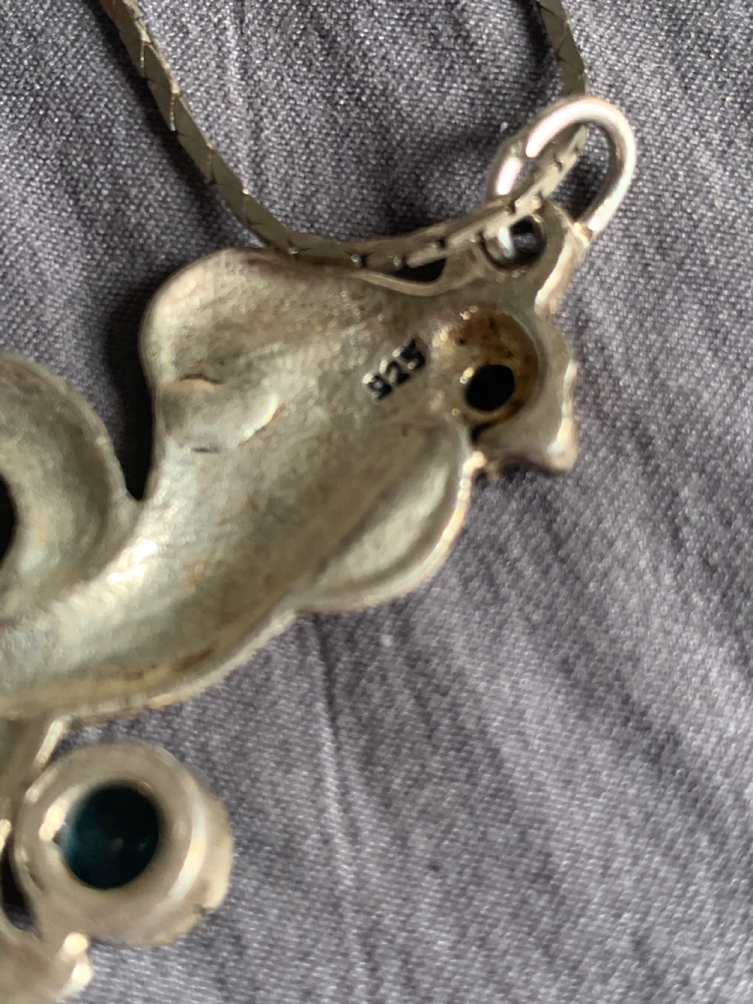 Sterling Silver Snake Pendant Necklace - photo 3