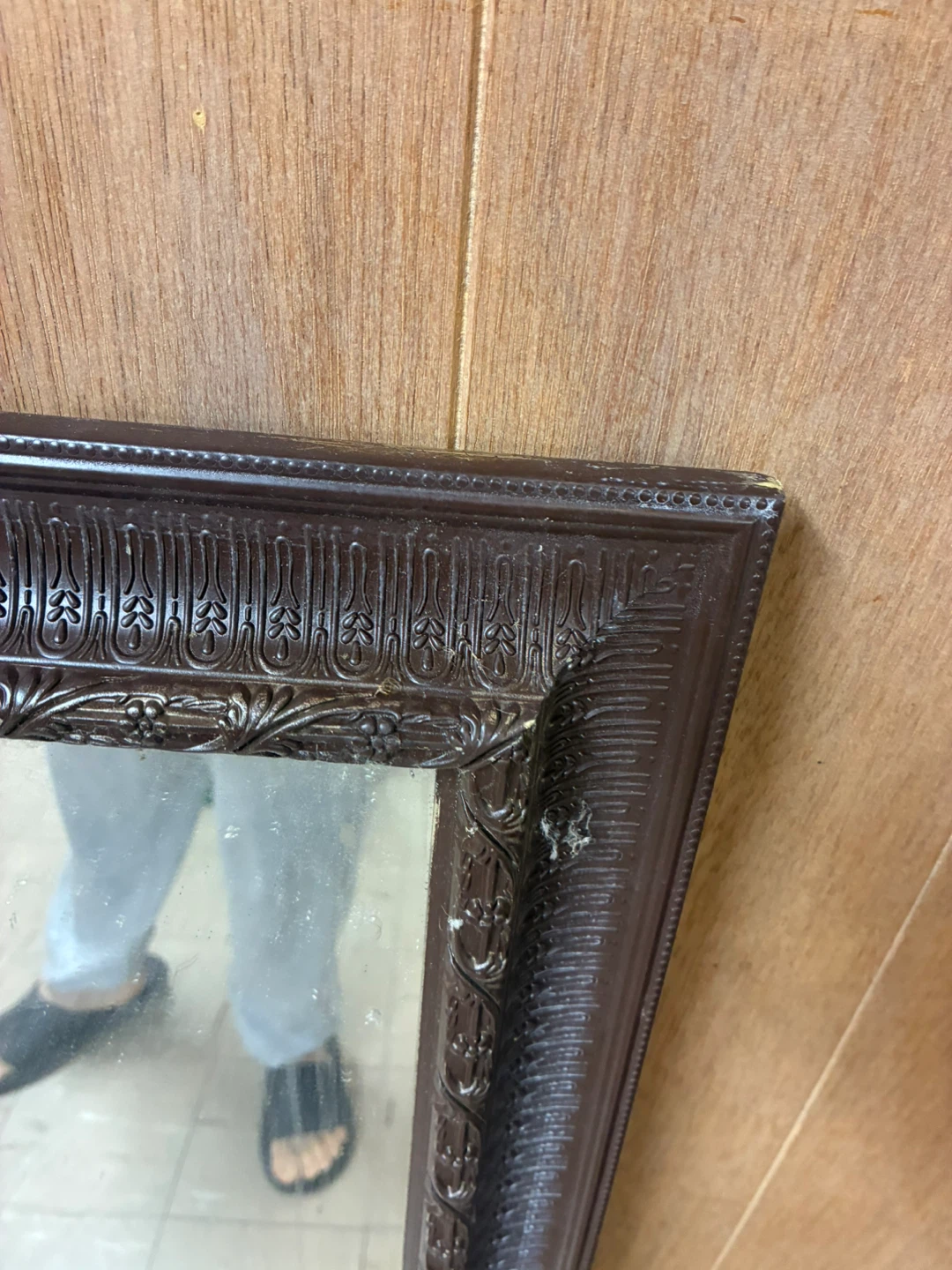 Framed mirror on decent shape priced to sell quick - photo 3