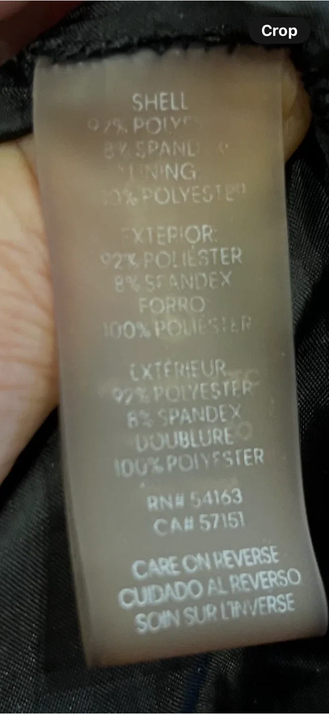 Calvin Klein Black Faux Suede Skirt - Size 10 image indicator(4)