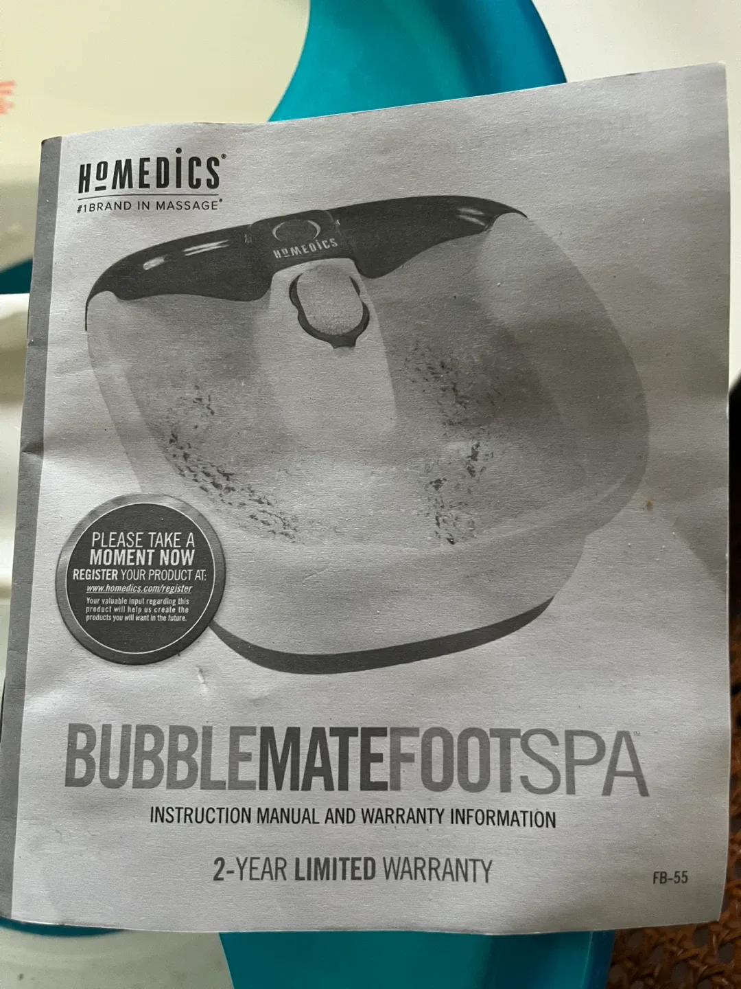 HoMedics Bubble Mate Foot Spa image indicator(2)