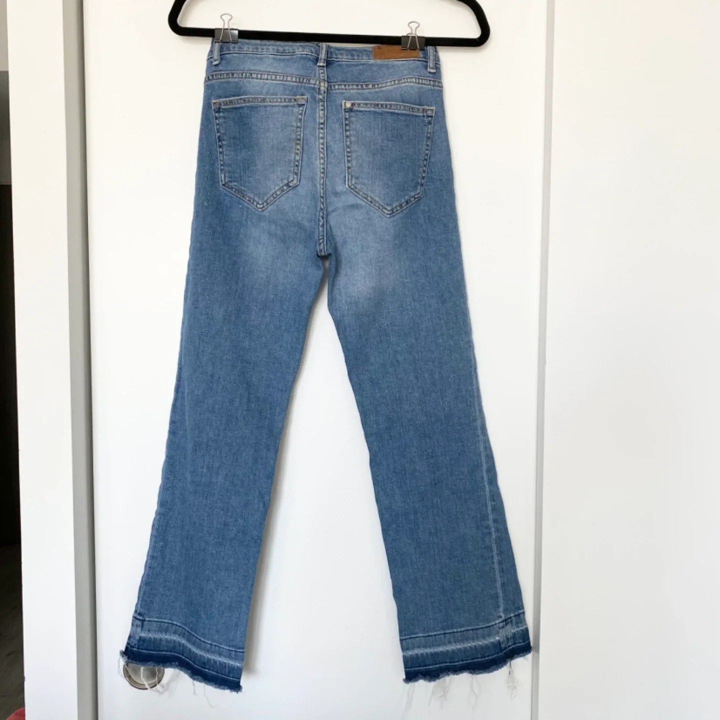 H&M Blue Denim Boot Cut Jeans (2) image indicator(2)