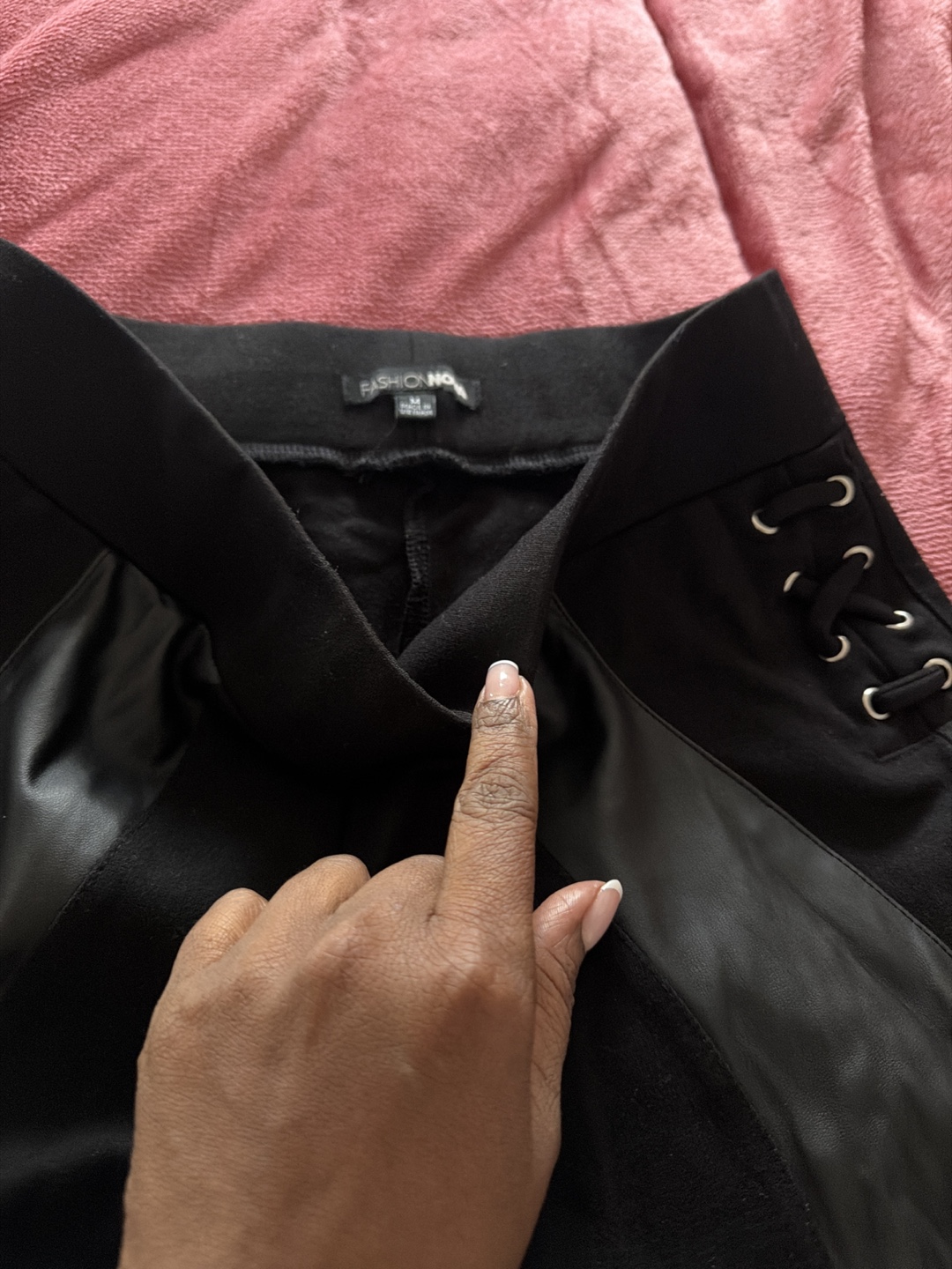 Fashion Nova Black Pants - Size M - photo 2