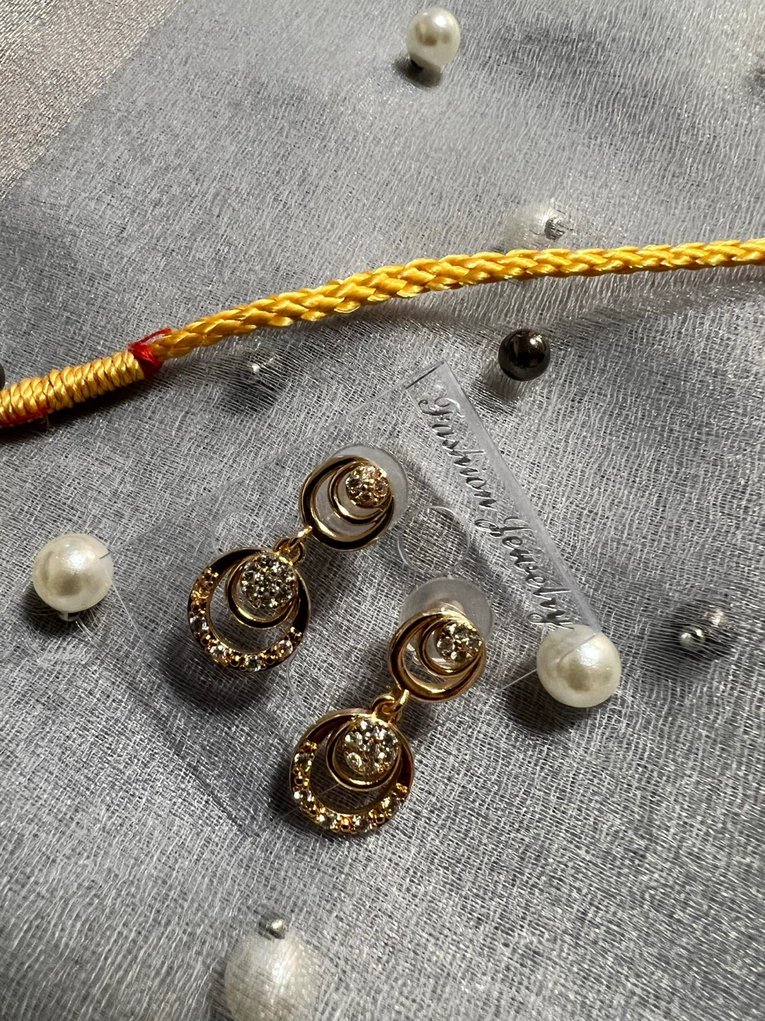 Gold-toned Necklace & Earring Set - photo 3
