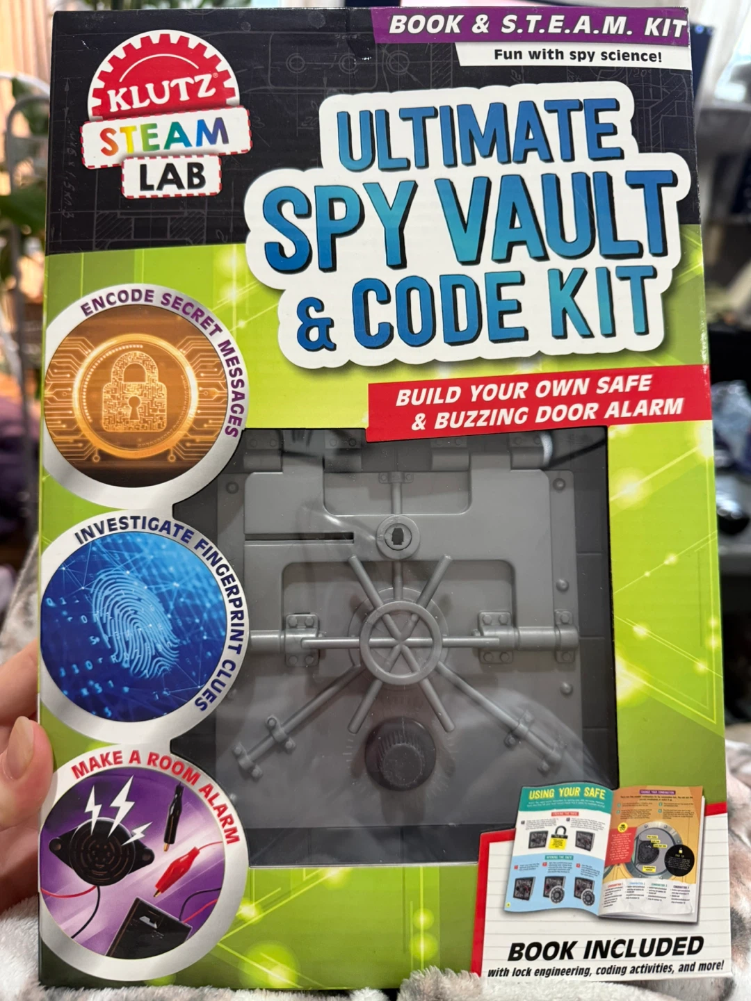 Klutz STEAM Lab Ultimate Spy Vault & Code Kit