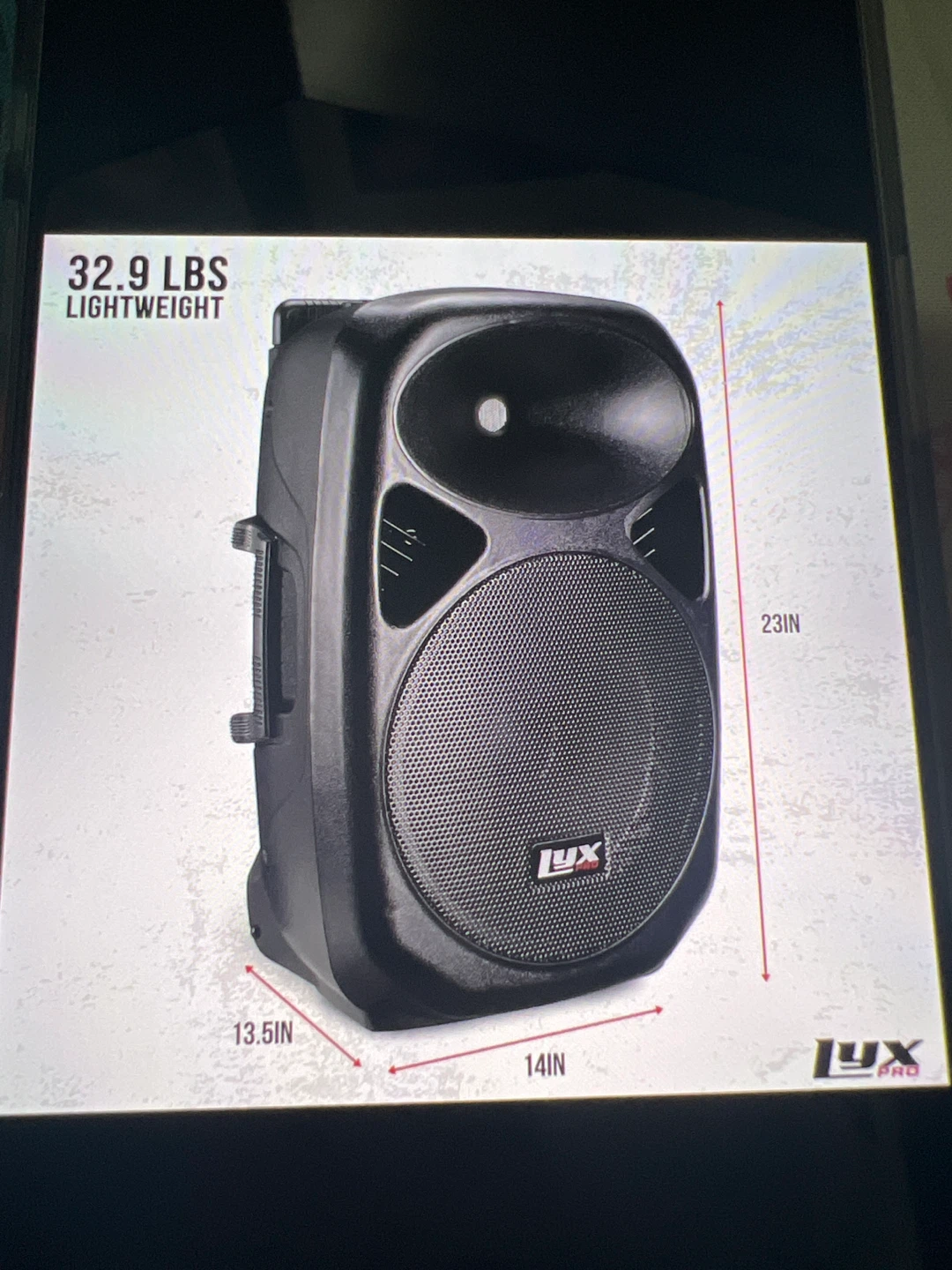 LyxPro SPA12PAS 12" Passive Loudspeaker - photo 2