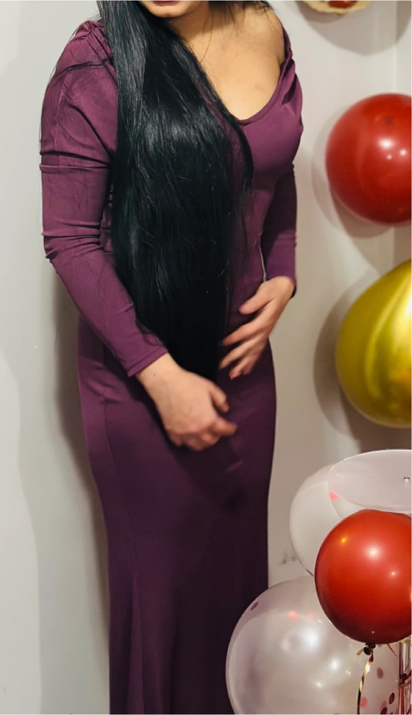 Purple Long Sleeve Dress - photo 2
