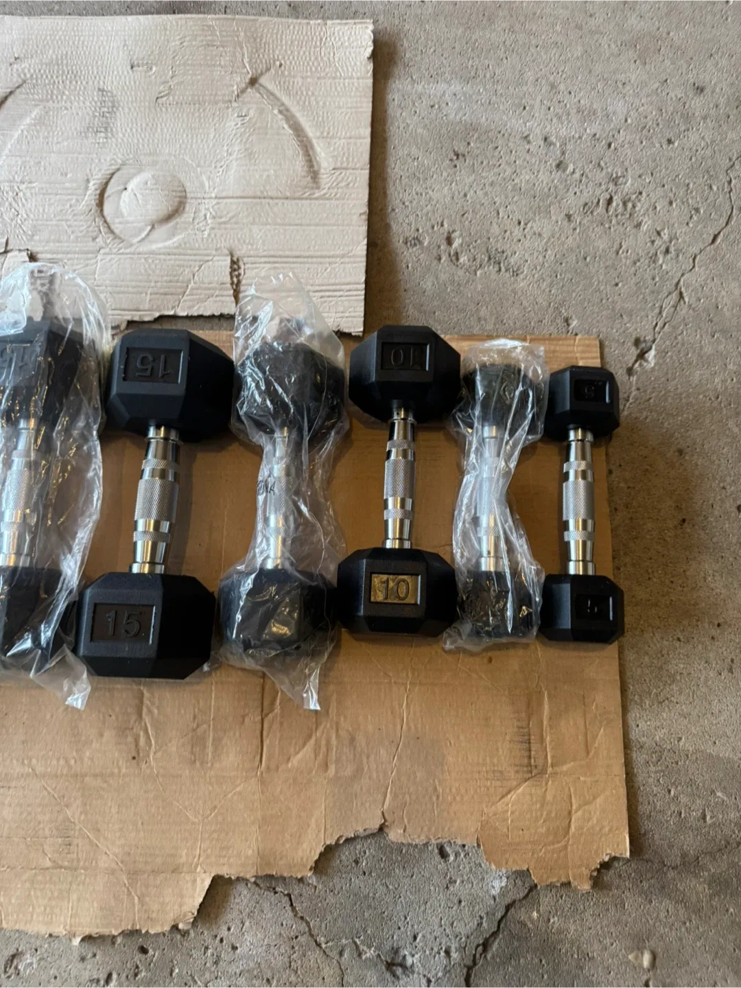 Dumbbell Set (10, 15, 20, 25 lbs) - Brand New image indicator(2)