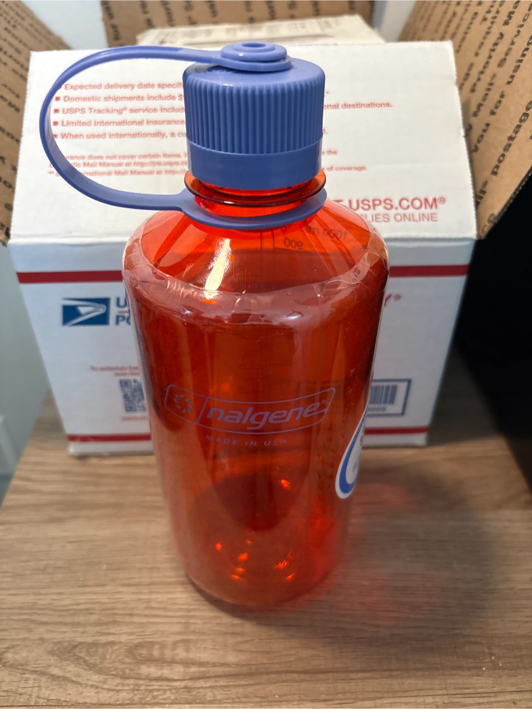 Nalgene Orange Water Bottle