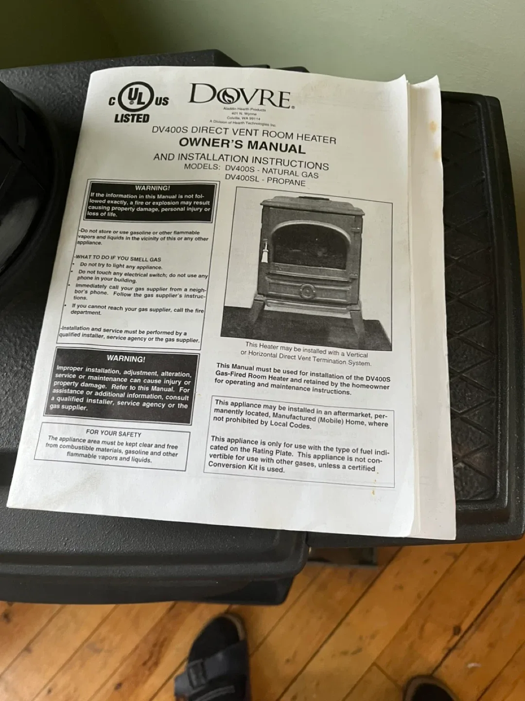 Gas Fired Room Heater image indicator(3)