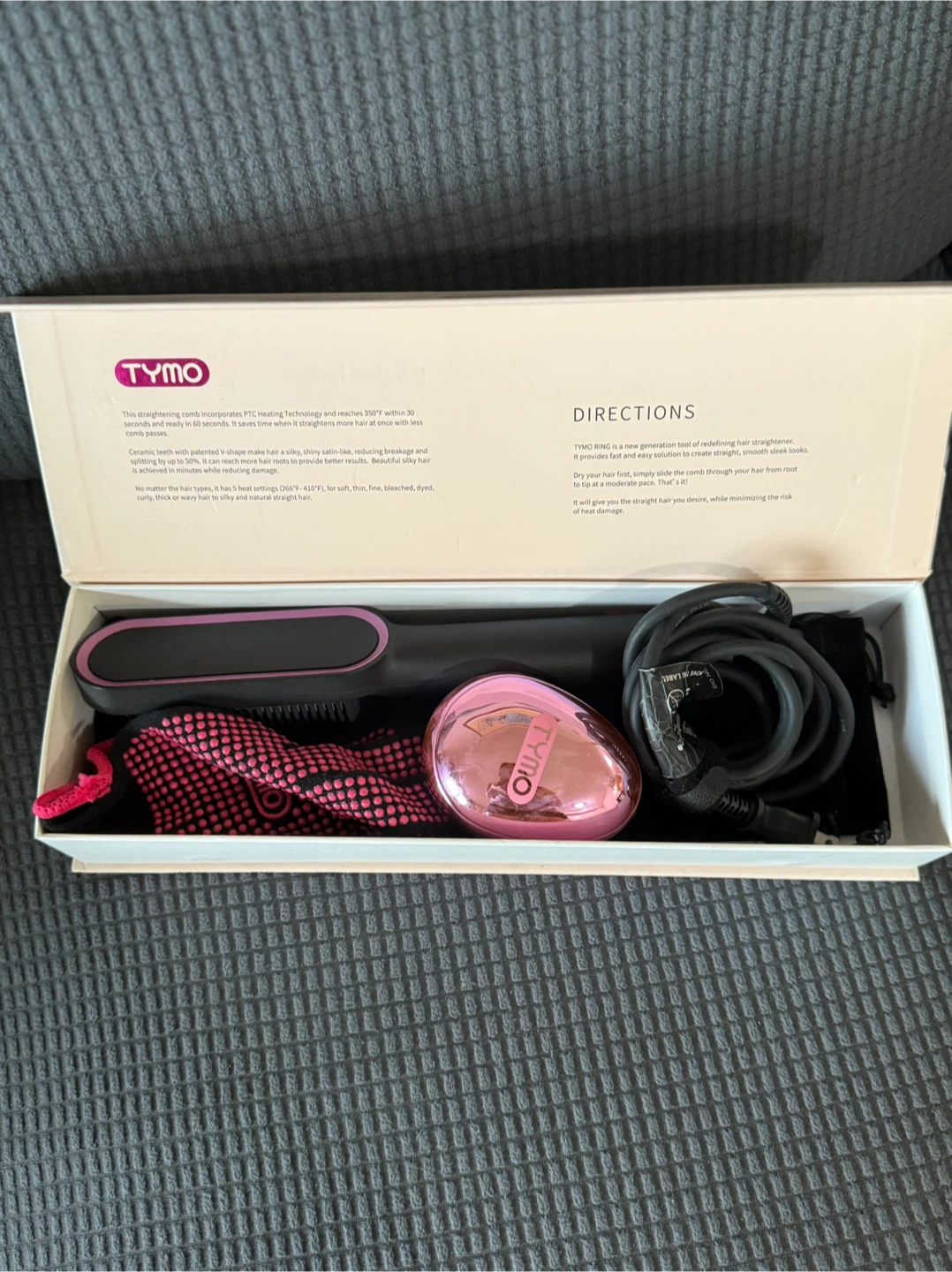 TYMO Ring Hair Straightening Comb