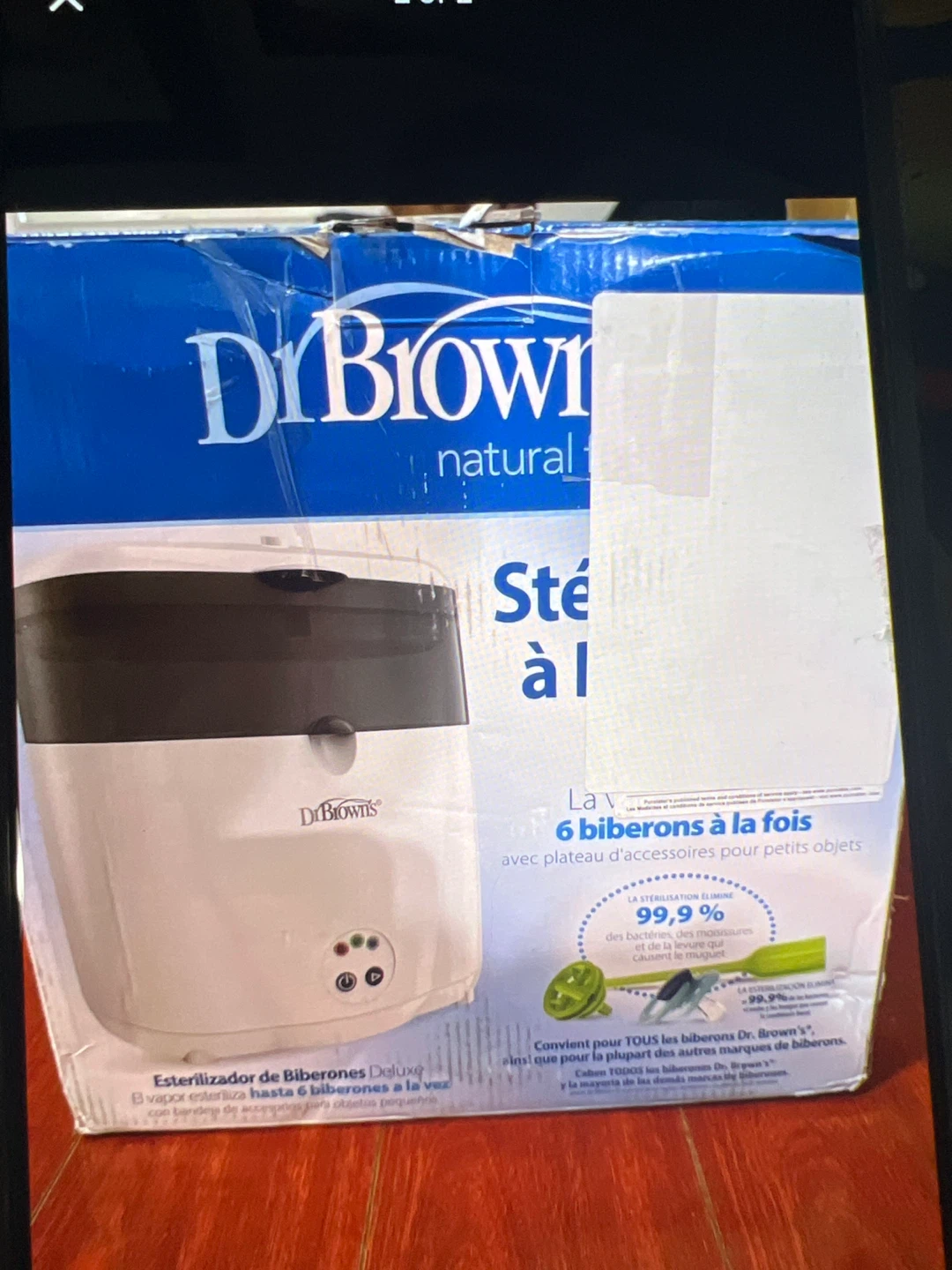 Dr. Brown's Deluxe Bottle Sterilizer - Like New! - photo 2