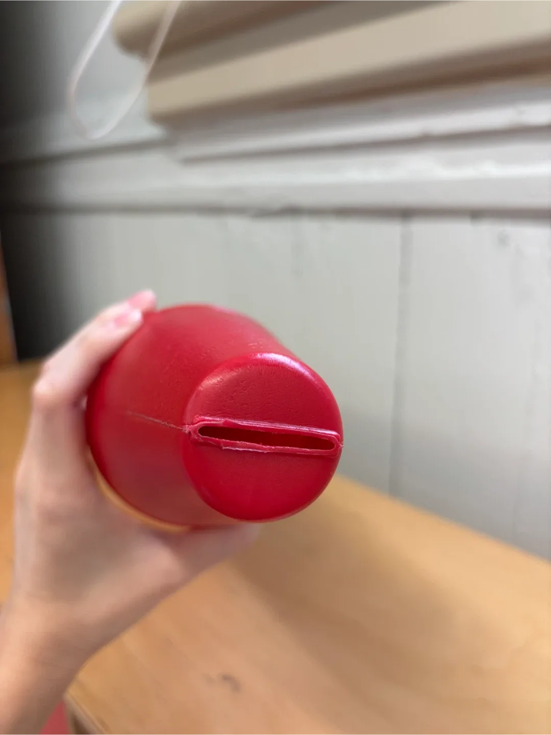 Red Crayon Decor / Coin Bank image indicator(2)