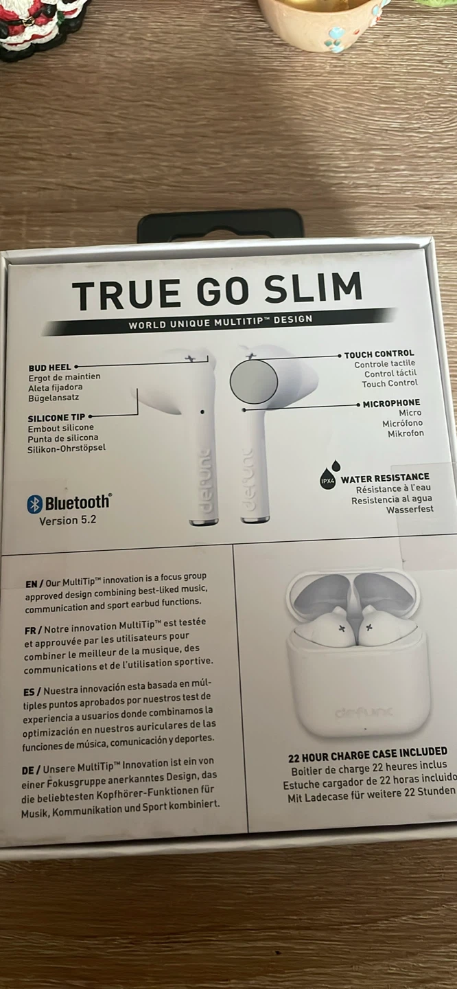 Defunc True Go Slim Wireless Earbuds - White - photo 3