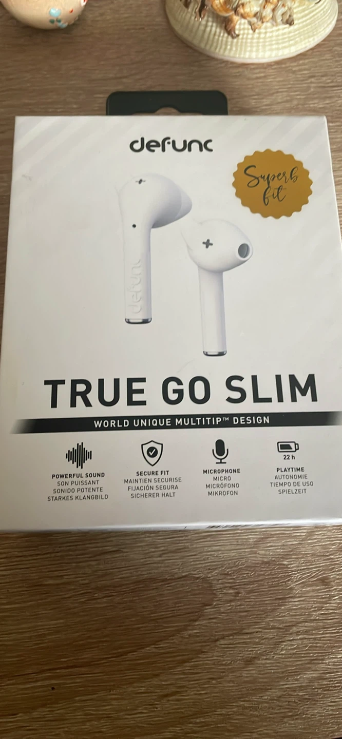 Defunc True Go Slim Wireless Earbuds - White