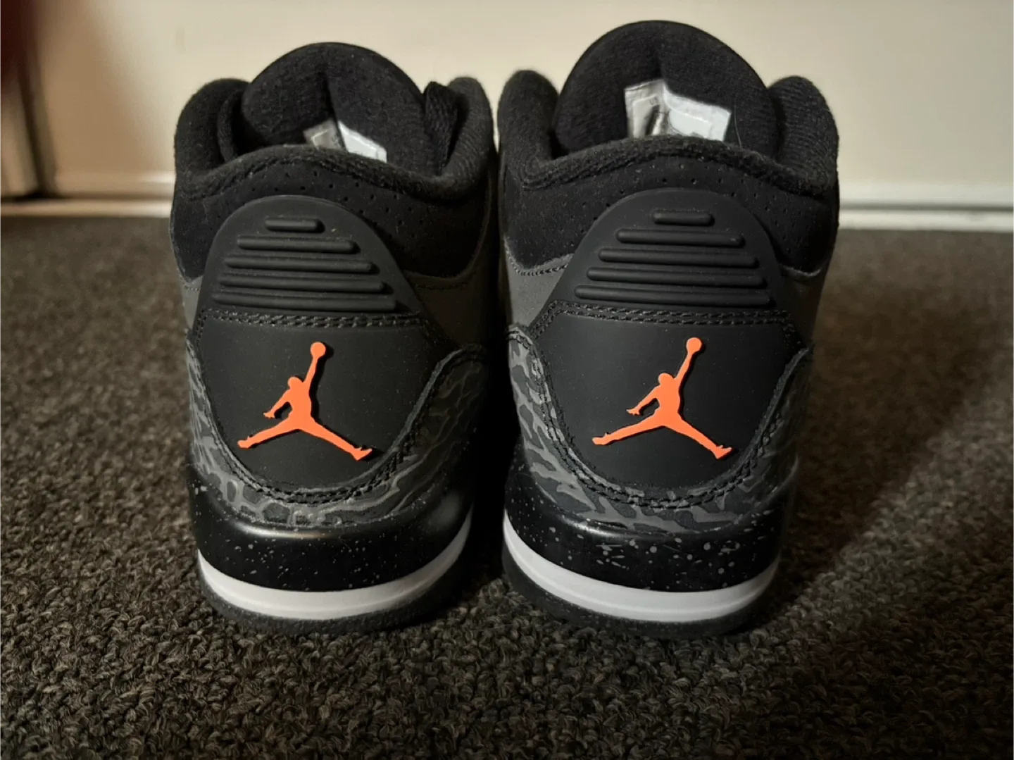 Jordan 3 Retro (PS) Night Stadium/Total Orange, Size 2 US image indicator(2)