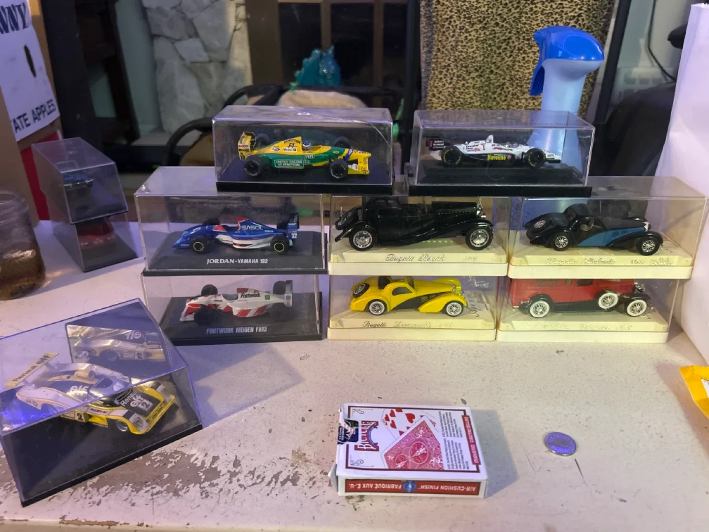 Bugatti & Cadillac Diecast Car Models