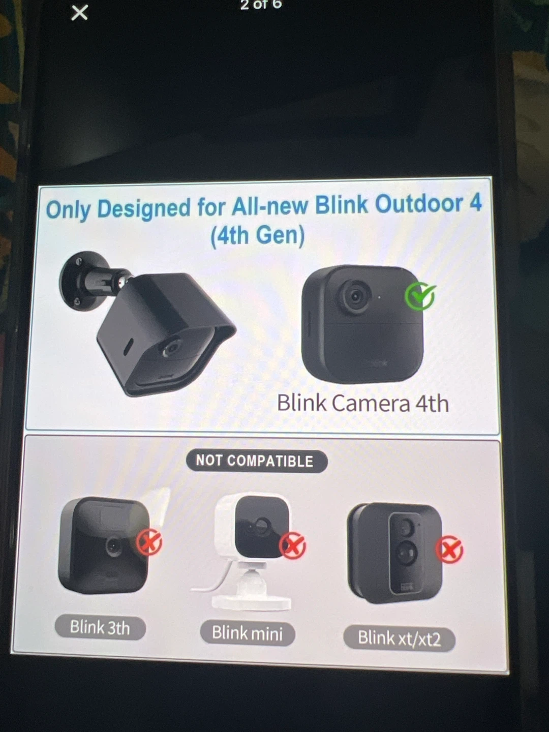 New Blink Outdoor 4th Gen Camera Mounting Brackets - 5 pack - photo 2