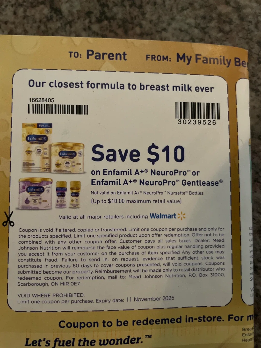 Enfamil A+ NeuroPro $10 Coupon - Exp Nov 2025 thumbnail