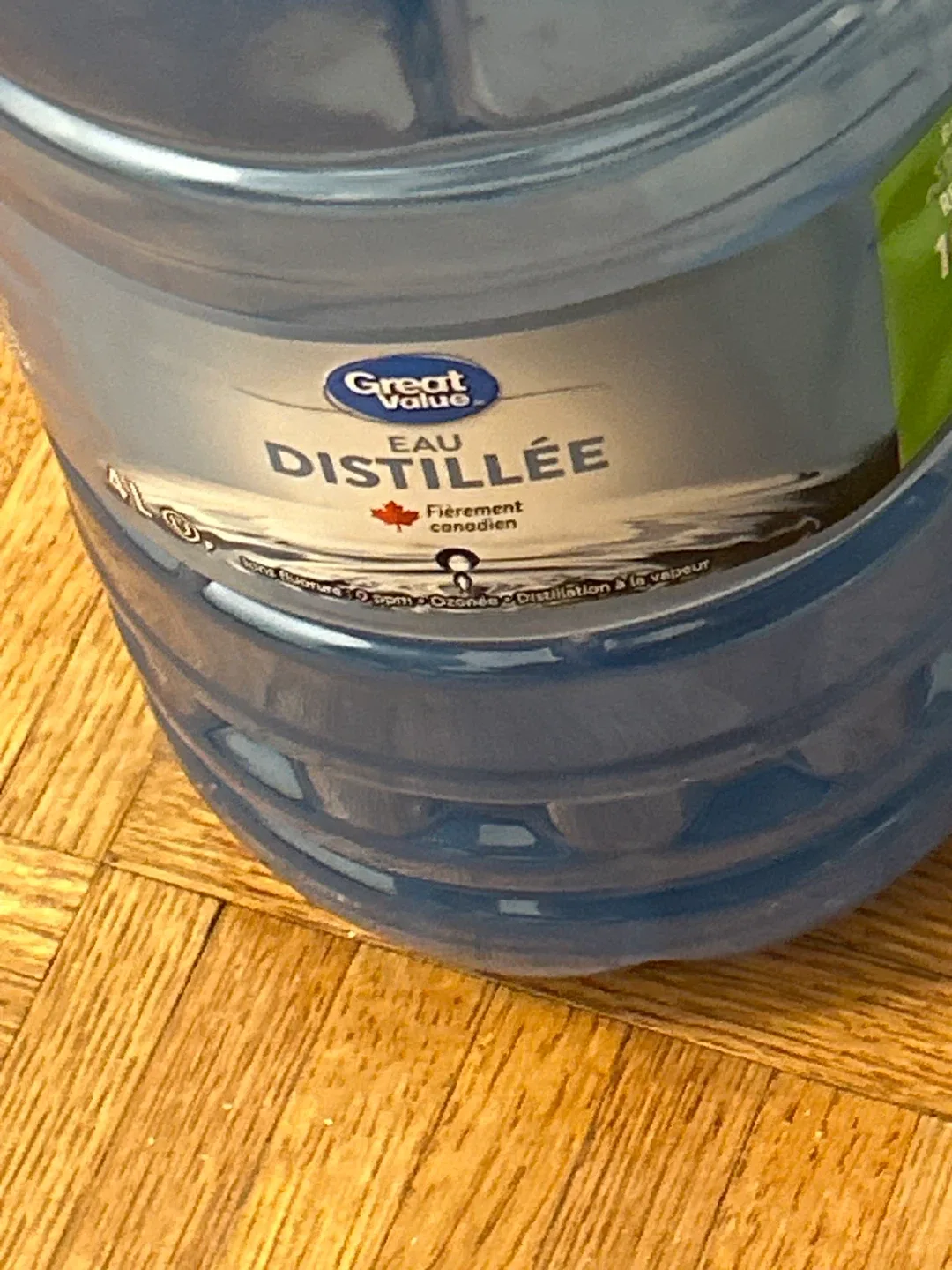 Great Value Distilled Water - 4L