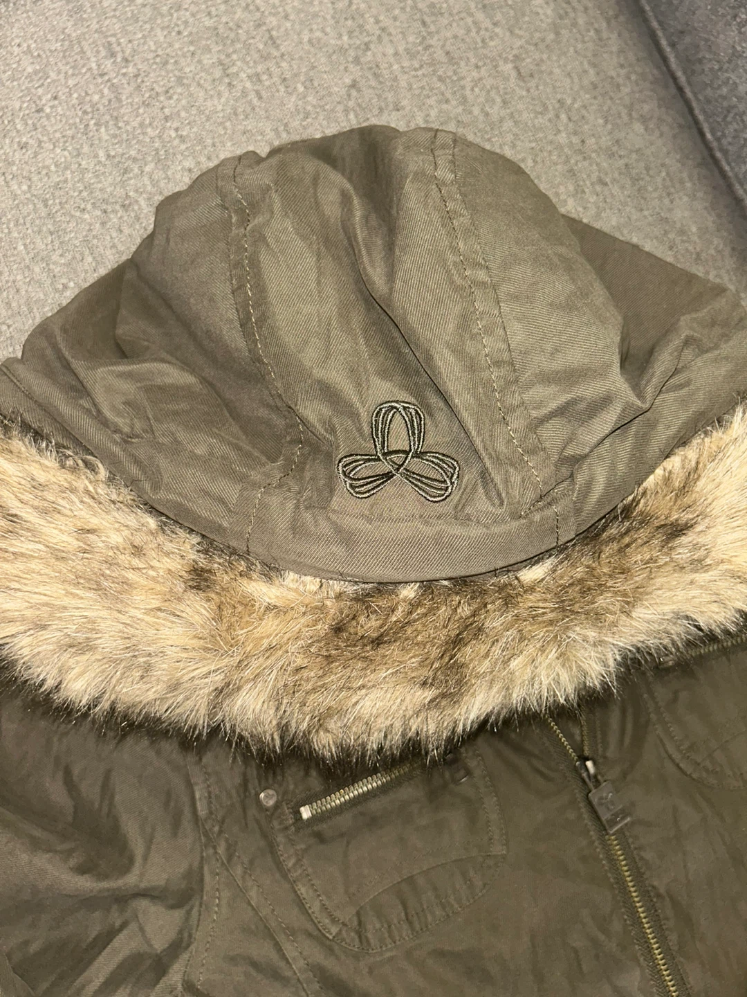 TNA Olive Green Winter Jacket - Size Medium - photo 3