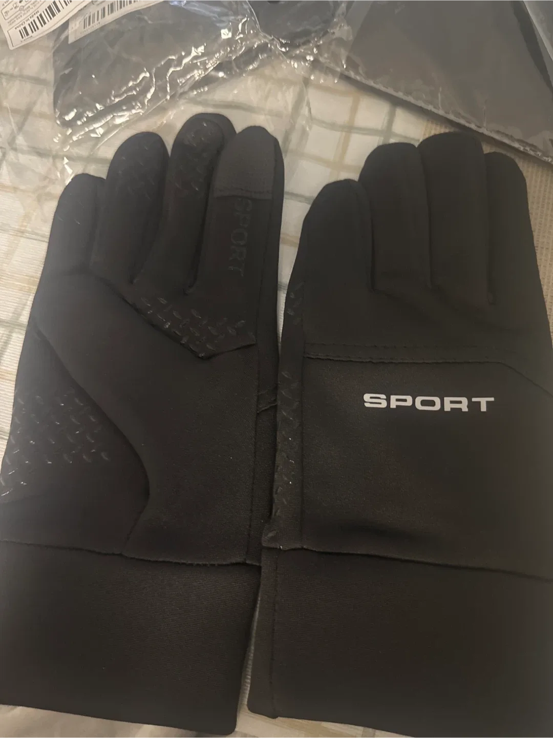 New HKXY Black Winter Gloves image indicator(3)