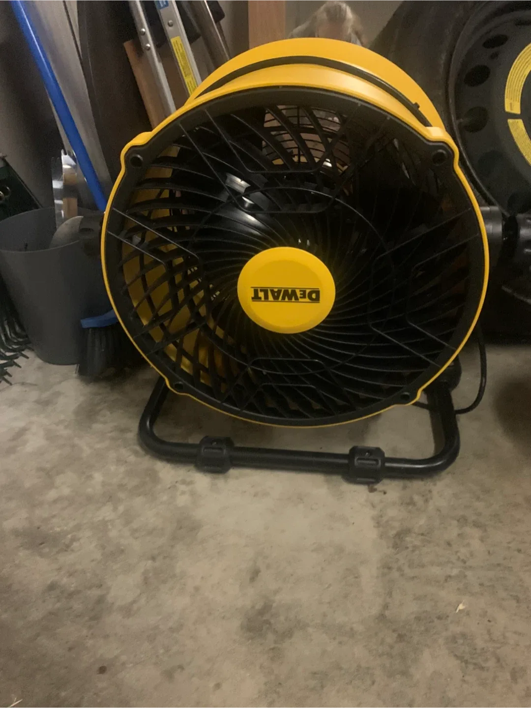 DeWalt Yellow Portable Fan
