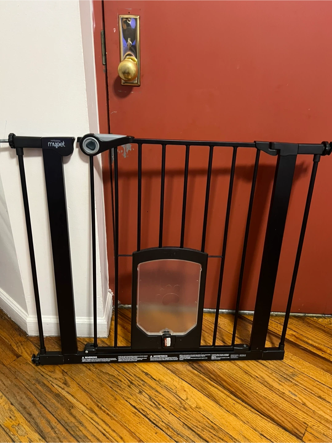 MyPet Paws Portable Pet Gate - Black - photo 2